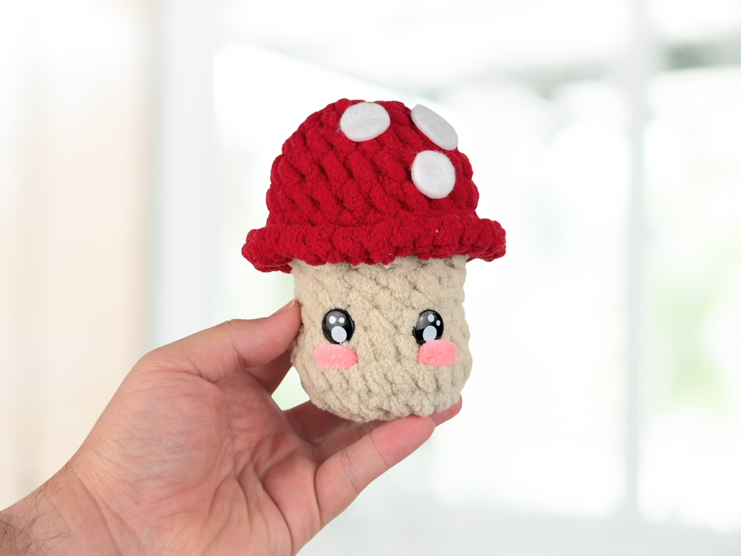 Mushroom Plushie | Toadstool Crochet Amigurumi Plush