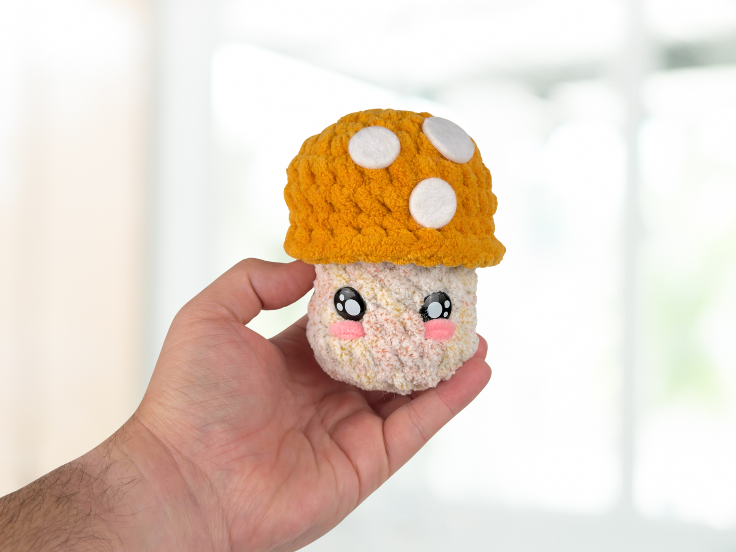 Mushroom Plushie | Toadstool Crochet Amigurumi Plush
