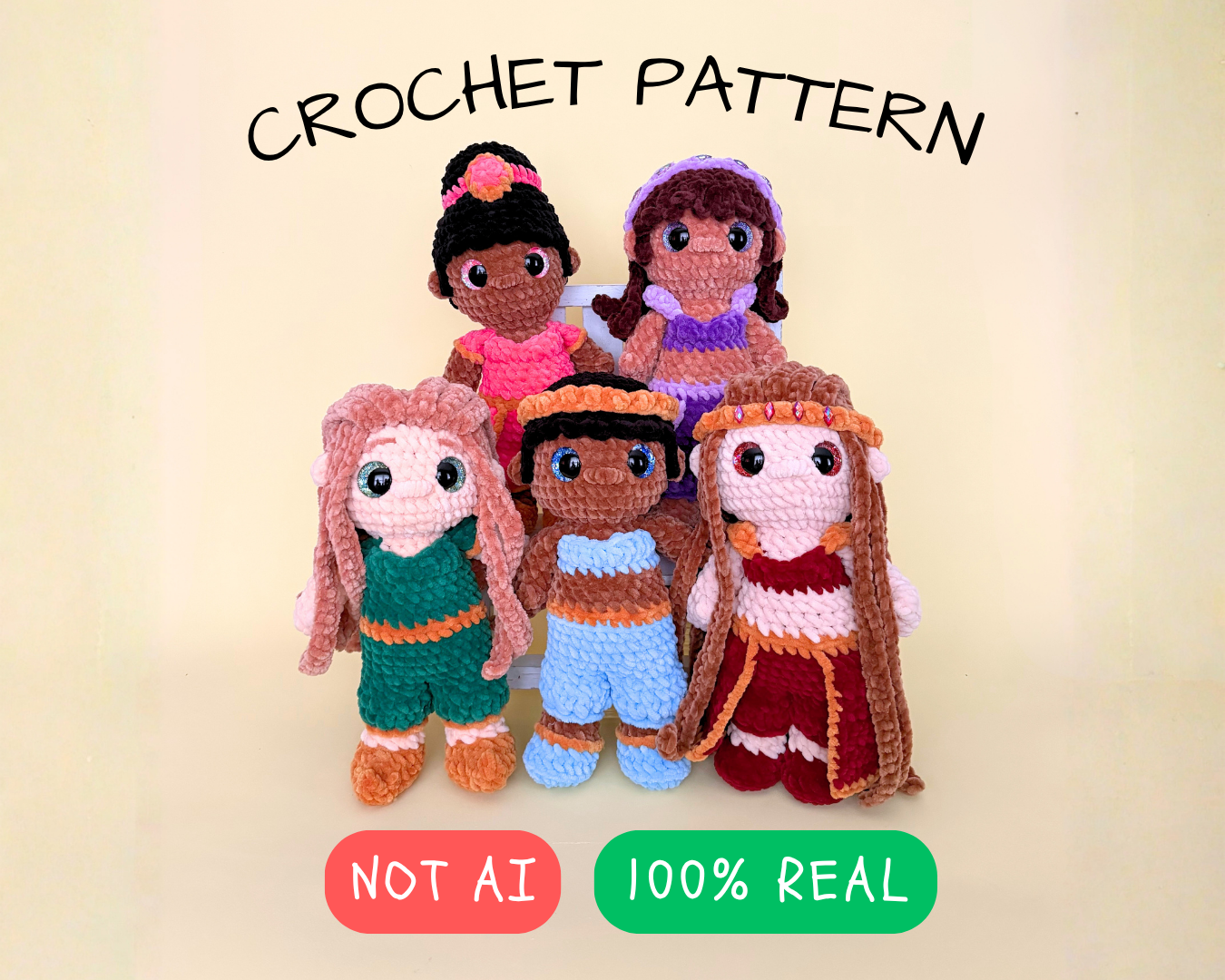 Arabian Princess – Customizable Crochet Doll Pattern