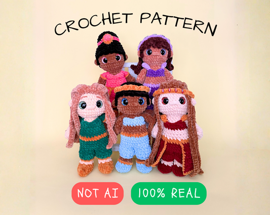 Arabian Princess – Customizable Crochet Doll Pattern