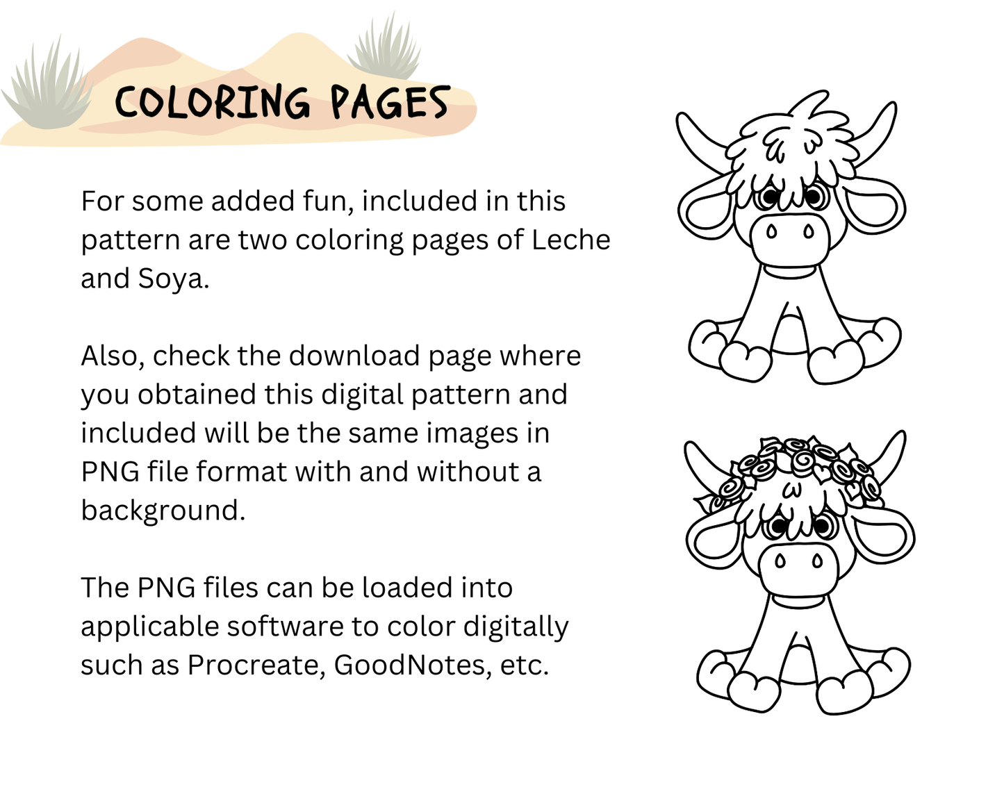 Country Cow Crochet Pattern | Leche an Soya