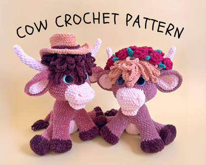Country Cow Crochet Pattern | Leche an Soya