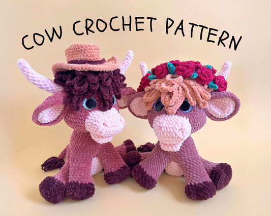 Country Cow Crochet Pattern | Leche an Soya