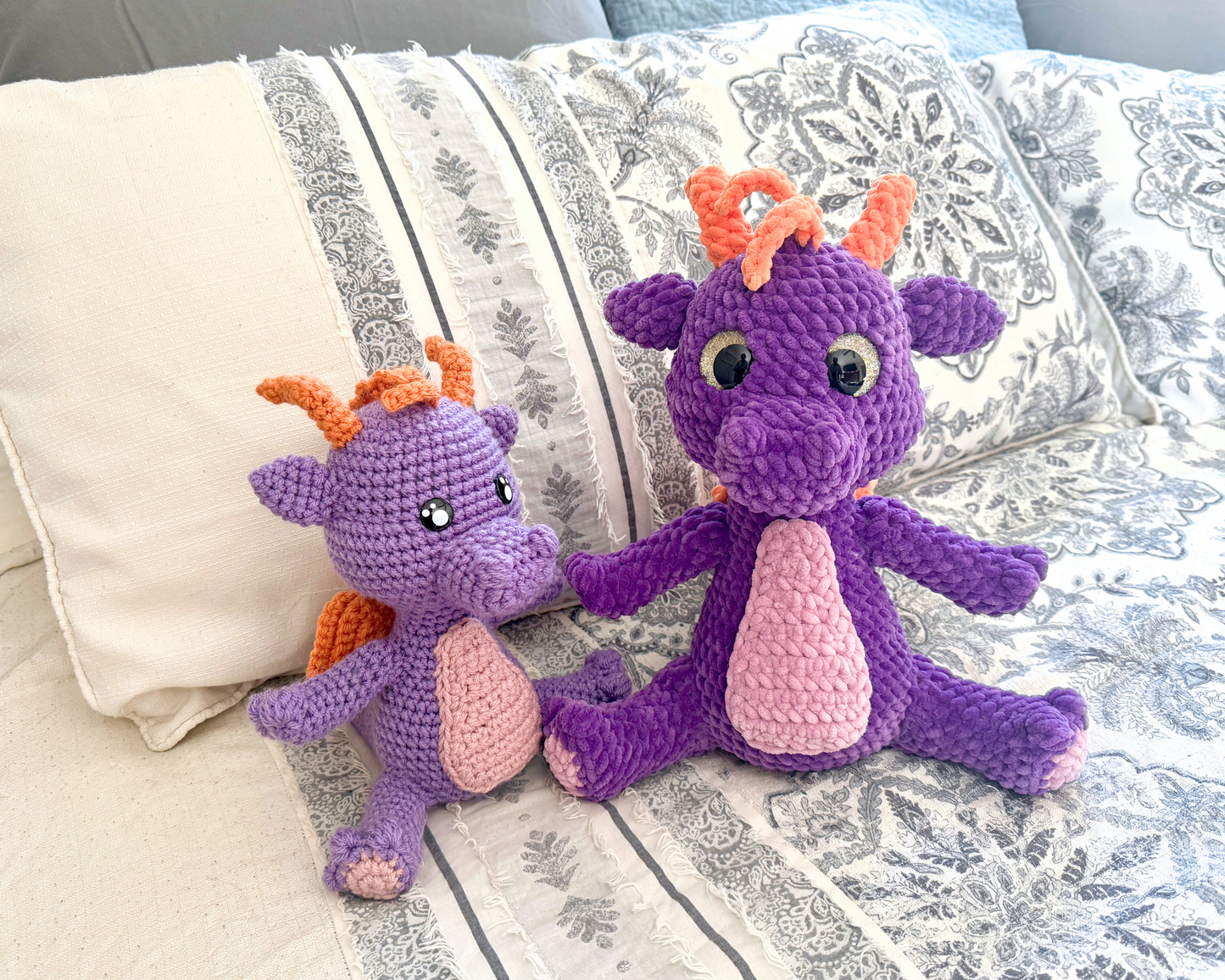 Fantasy Dragon Crochet Pattern | Amigurumi Digital Download PDF Tutorial | Dreamscale