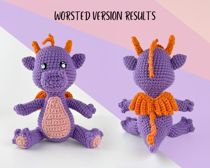 Fantasy Dragon Crochet Pattern | Amigurumi Digital Download PDF Tutorial | Dreamscale