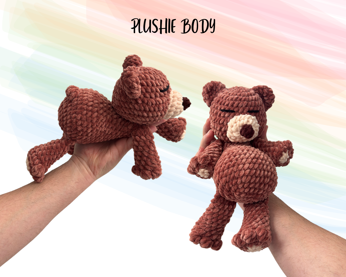 Wrist Rest Crochet Pattern and Sleepy Animal Plushie Bundle
