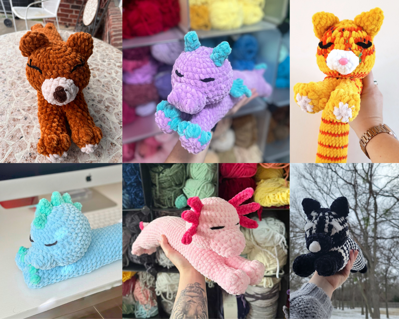 Wrist Rest Crochet Pattern | Sleepy Animal