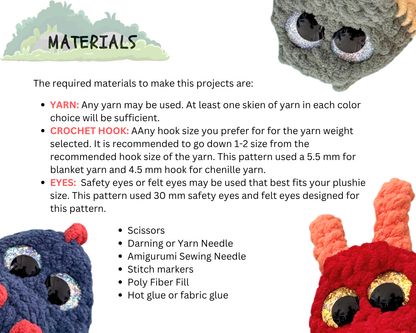 Willey the Reptile – Dinosaur, Dragon & Alligator Crochet Pattern