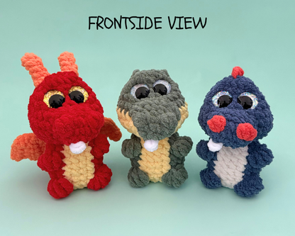 Willey The Reptile Crochet Pattern | Alligator, Dino or Dragon PDF