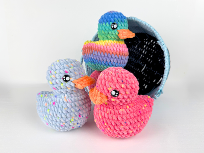 Rubber Ducky Plushie | Ducky Crochet Amigurumi Plush