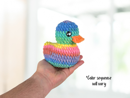 Rubber Ducky Plushie | Ducky Crochet Amigurumi Plush