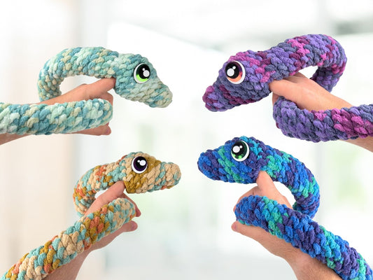 Snake Plushie | Crochet Amigurumi Plush