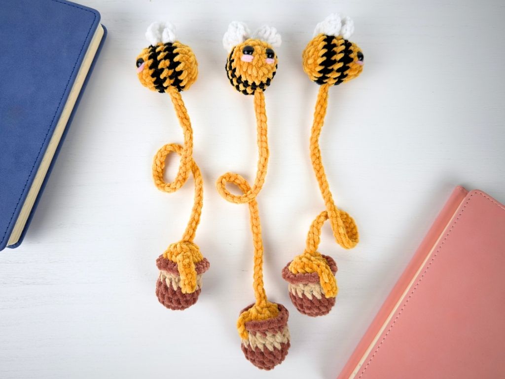 Crochet Bookmark Plushie | Crochet Page Marker Amigurumi Plush