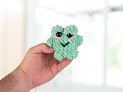 Chunky Animal Plushie with Keychain | Crochet Amigurumi Plush