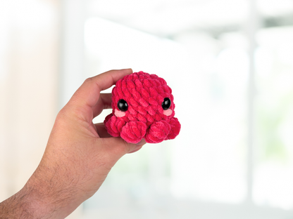 Octopus Plushie with Keychain | Crochet Amigurumi Plush
