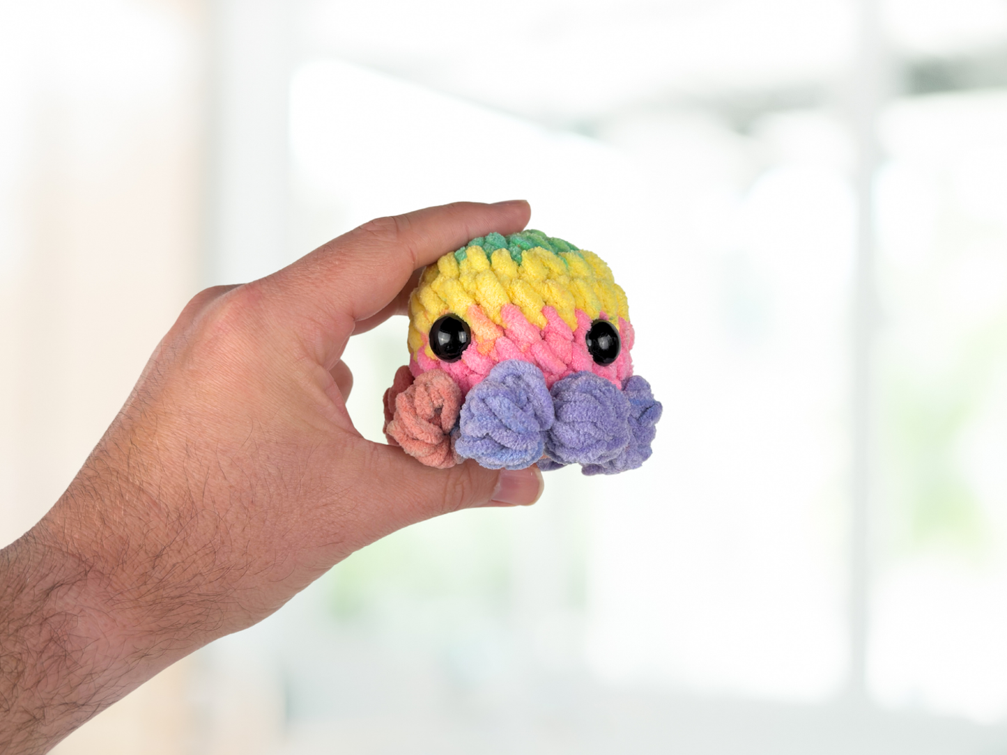 Octopus Plushie with Keychain | Crochet Amigurumi Plush