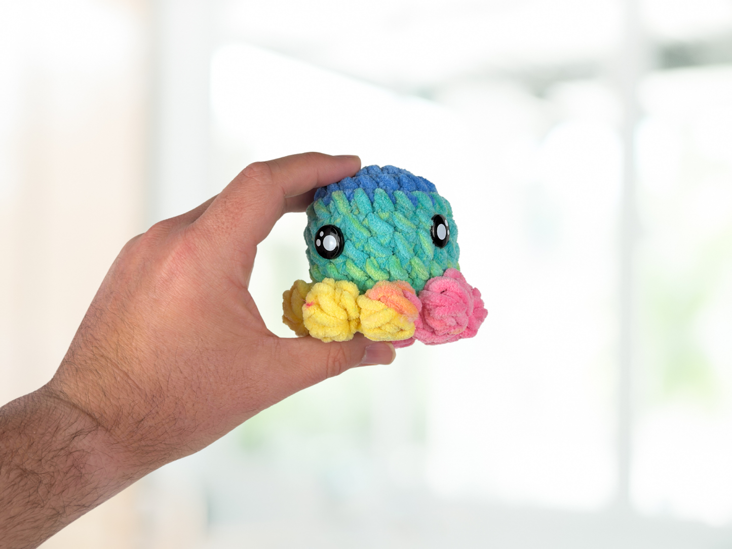 Octopus Plushie with Keychain | Crochet Amigurumi Plush