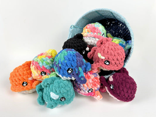 Whale Plushie | Crochet Amigurumi Plush