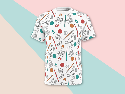 Graphic Tee - Crochet Crafting Tools