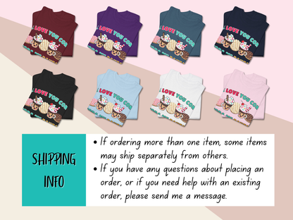 Kawaii Graphic Tee - I love you con toda mi Panza