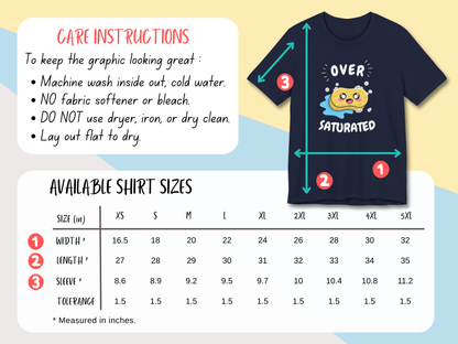 Oversaturated Kawaii Sponge Shirt
