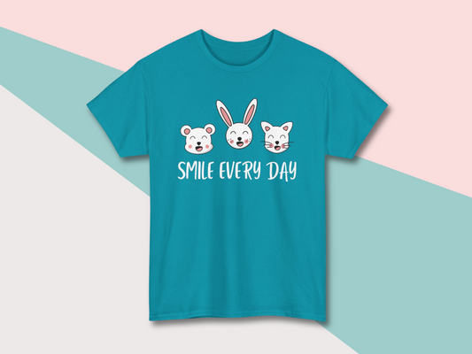 Kawaii Graphic Tee - Smile Every Day