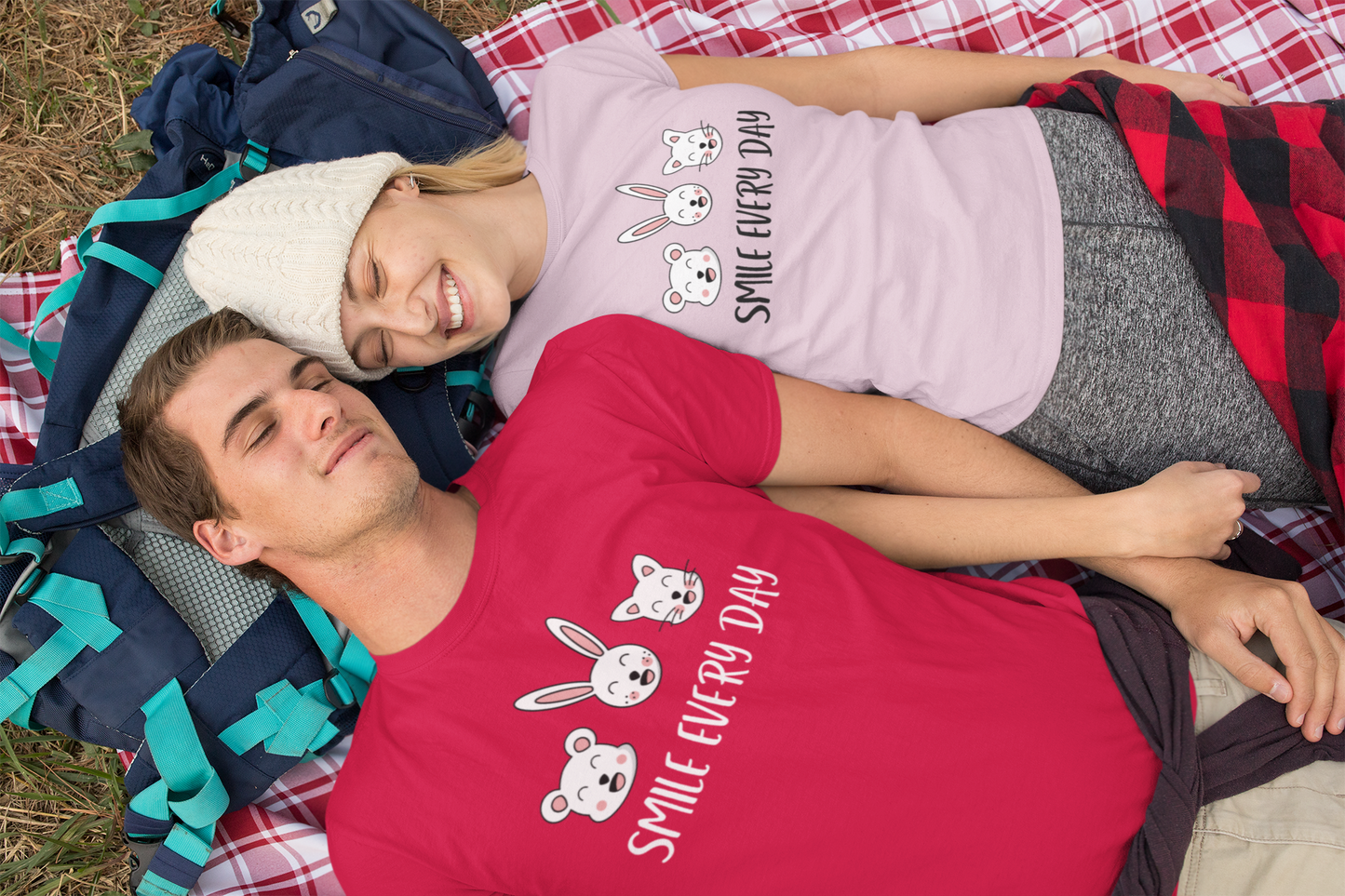 Kawaii Graphic Tee - Smile Every Day