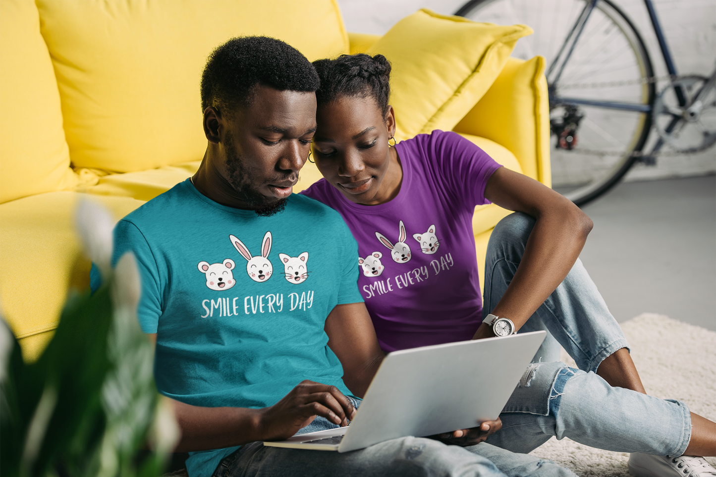 Kawaii Graphic Tee - Smile Every Day