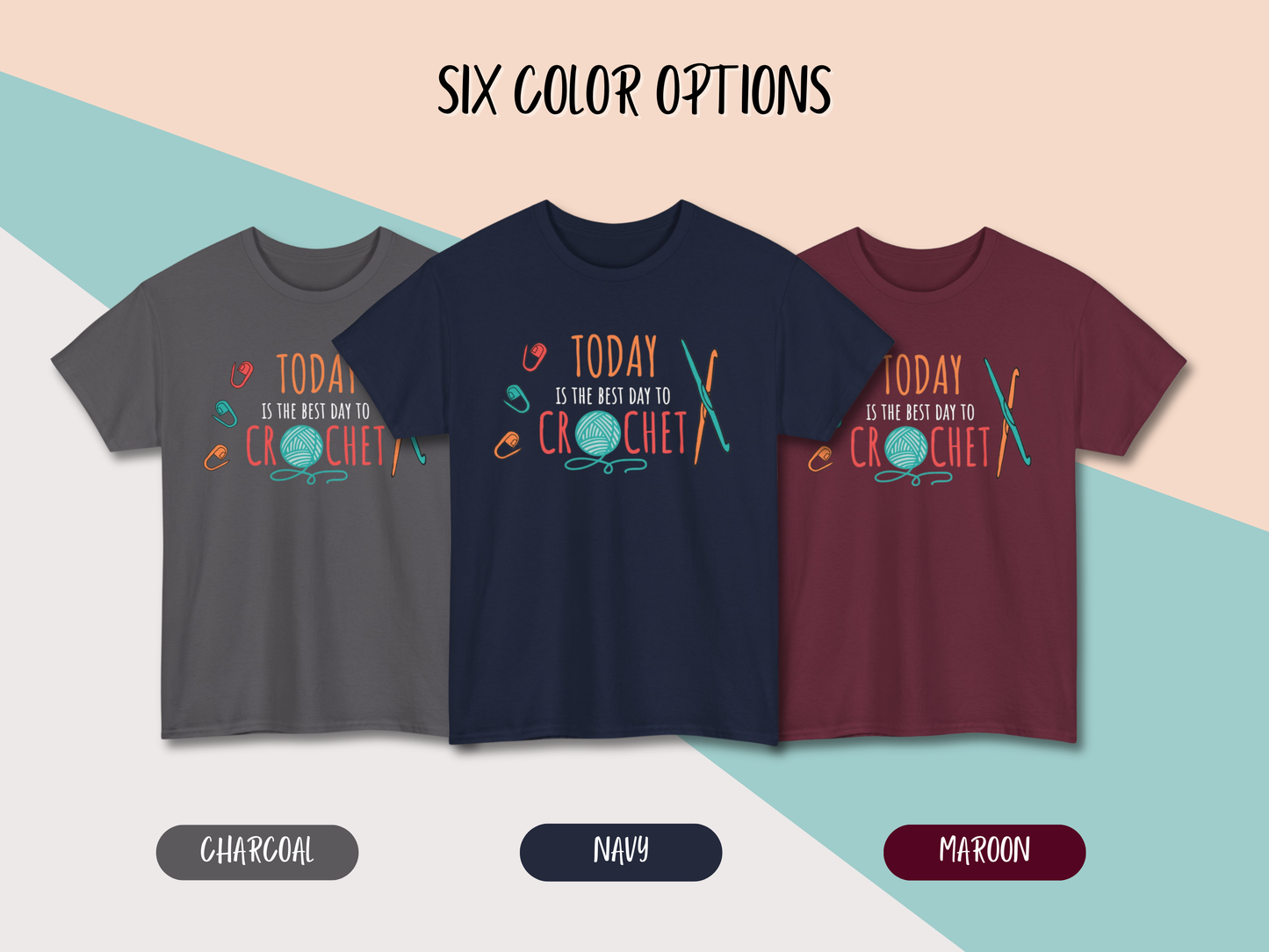 Graphic Tee - Today is the best day to Crochet