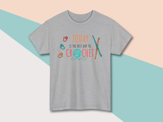 Graphic Tee - Today is the best day to Crochet