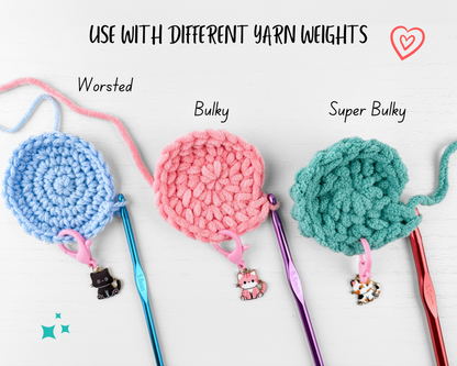 Custom Stitch Marker with Lobster Clasp | LIVE ONLY