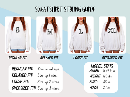 Embroidered Frog Graphic Sweatshirt with Crochet Hook and Yarn