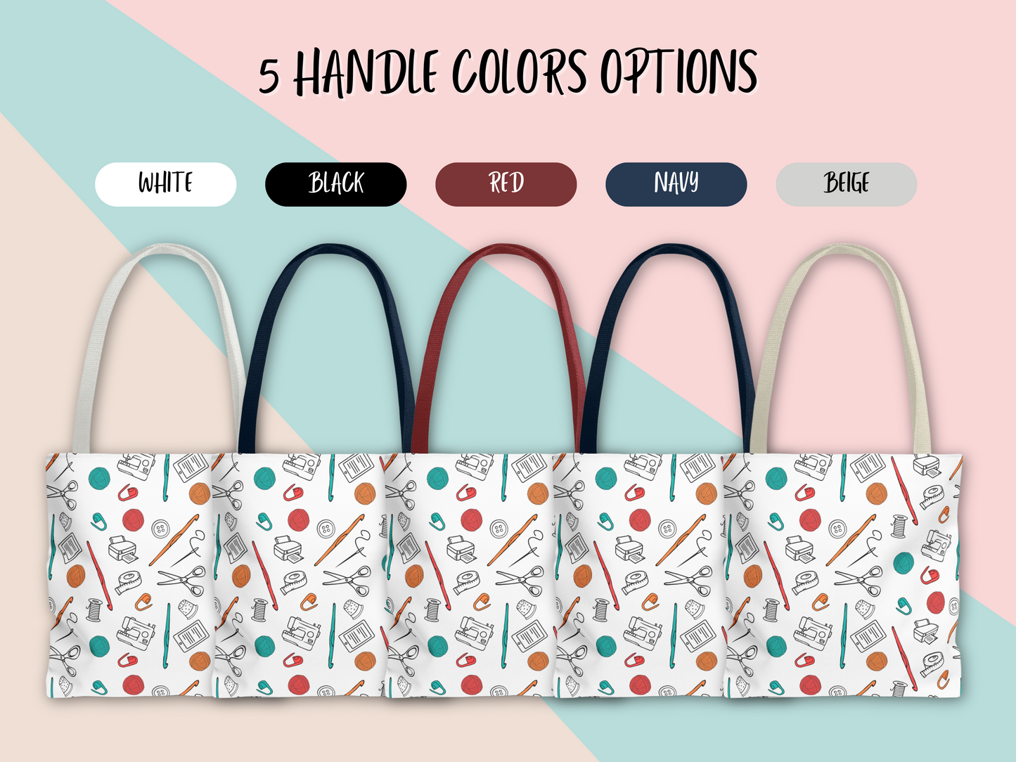 Tote Bag - Crochet Crafting Tools