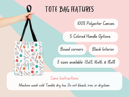 Tote Bag - Crochet Crafting Tools