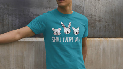 Kawaii Graphic Tee - Smile Every Day