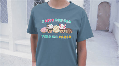 Kawaii Graphic Tee - I love you con toda mi Panza